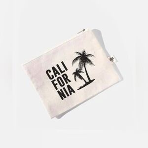 Canvas California Print Pouch – BNIB
